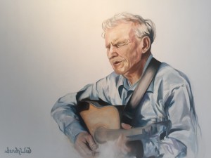 Doc Watson- Sarah West Oil on Canvas (2015)