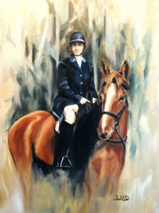 Custom Portrait - Oil on Canvas by Sarah West (2010)