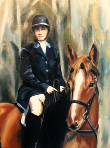 Commission Portrait- Oil on Canvas by Sarah West (2010)