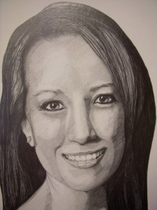 Commission Portrait- Graphite on Paper by Sarah West (2010)