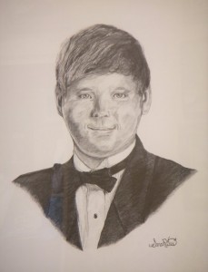 Commission Portrait - Graphite on Paper by Sarah West (2009)