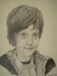 Commission Portrait- Graphite on Paper by Sarah West (2009)