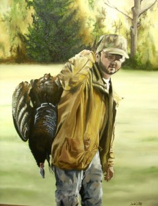 Commission Portrait - Oil on Canvas by Sarah West (2010)