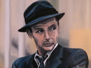 (early portrait study) – Sinatra Oil on Canvas by Sarah West (2008)