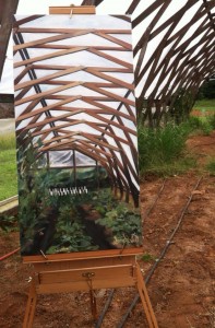 "High Tunnel II" In Support of the Elma C. Lomax Incubator Farm By Sarah West
