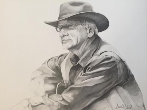 "Jim Avett" By Sarah West (2015) Graphite on Paper