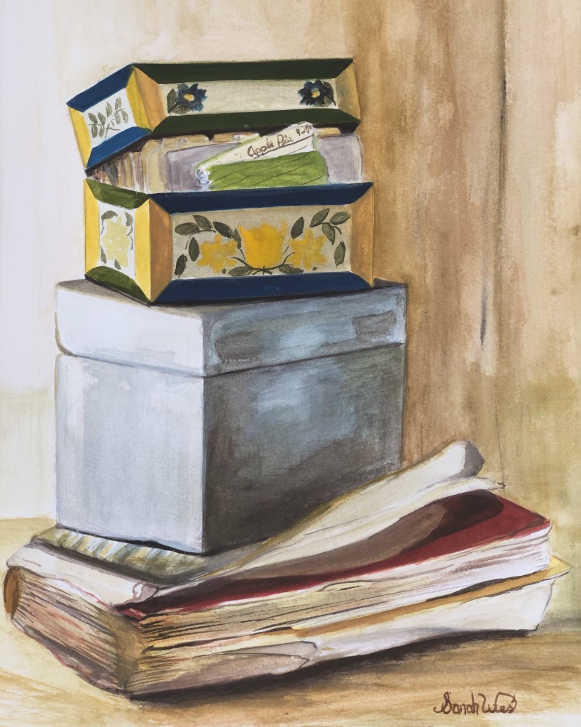 -study for Generations Salem series 9.5x 13.25" Gouache on arches (2020) Sarah West